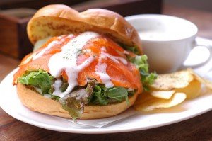 Top 10 Sandwiches - Salmon and Cream Cheese